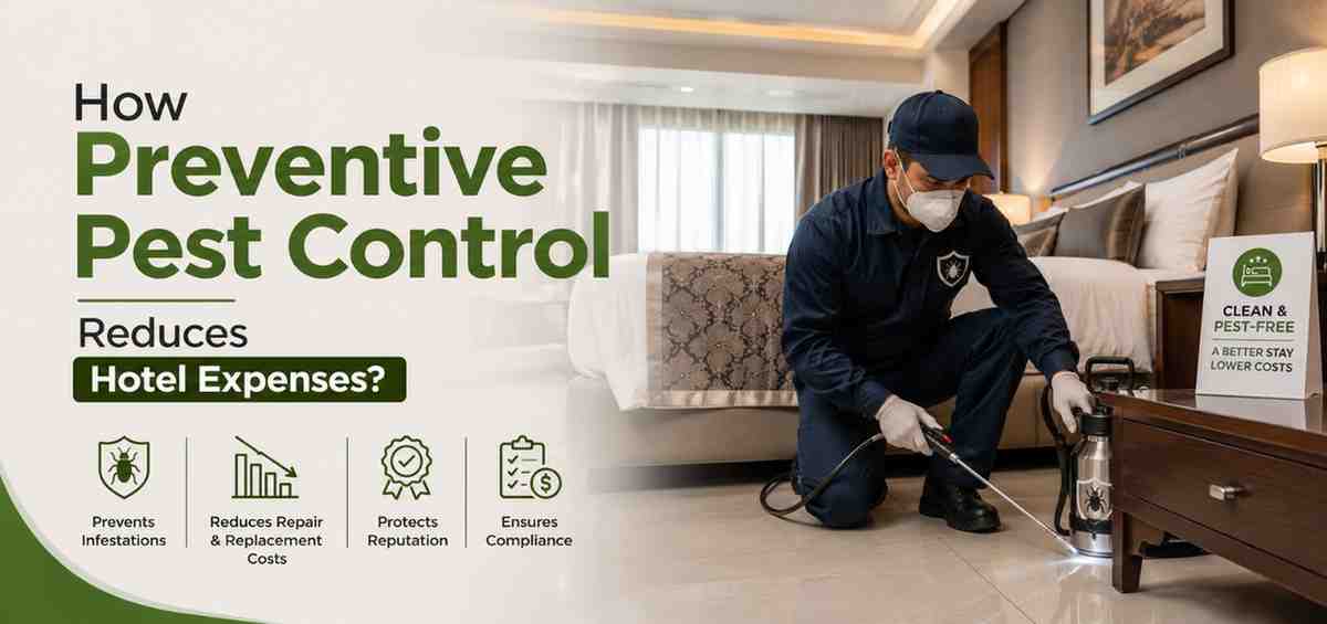 How Preventive Pest Control Reduces Hotel Expenses?